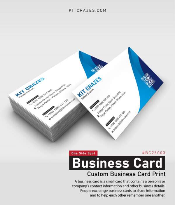 Business Card One Side Spot