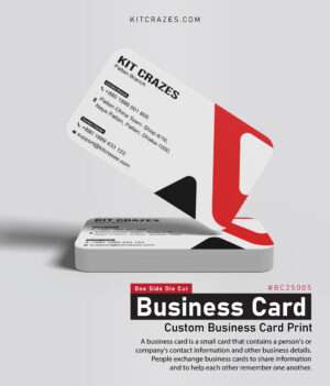 Business Card Die Cutting One Side